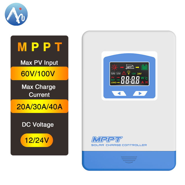 High Voltage Mppt Wind and Solar Charge Controller 220v 400v 20a 30a 40a 50a 60a Hybrid Mppt Solar Charge Controller