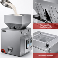 Machine de remplissage double tête pour poudre de café et granulés, idéale pour les petites entreprises et le conditionnement en sachets de petits formats