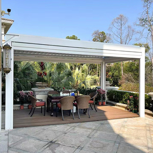 Fabricación Marco de metal Gazebo Jardín Gazebo de <span class=keywords><strong>hierro</strong></span> <span class=keywords><strong>forjado</strong></span> Gazebo prefabricado Pergula Pérgola de aluminio - Product Image 4