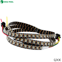 Bande lumineuse flexible multicolore SHIJI 5V 144 LED/m SK6812 RGBW 3535 LED Pixel adressable 8mm PCB