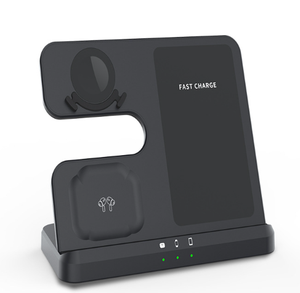 15W <span class=keywords><strong>ricarica</strong></span> rapida 3 in 1 caricatore Wireless Stand <span class=keywords><strong>Dock</strong></span> <span class=keywords><strong>Station</strong></span> per Samsung S23 S22 S21 Note orologio attivo gemme - Product Image 2
