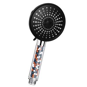 Buse de douche à réglage de l'eau à haute pression à la cinquième vitesse Utilisation transfrontalière de la salle de bain adoucit l'eau dure avec des ions négatifs - Product Image 5