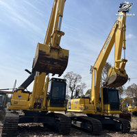 Excavatrice sur chenilles Komatsu200 d'occasion, 20 tonnes, moteur PLC, capacité de la benne de 1 m³, système hydraulique complet, bon état, livraison rapide
