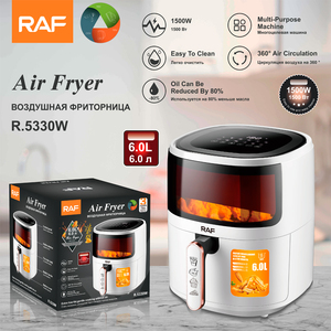 Freidora de Aire Multifuncional Raf de 6L, Horno Digital sin Aceite con Ventana Visible, Freidora de Aire Inteligente sin Aceite A - Product Image 3