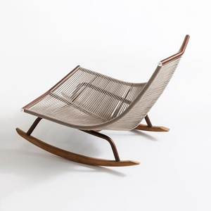 Modern Design <strong>Wicker</strong> Leisure Lazy Outdoor <strong>Reclining</strong> Rocking <strong>Chair</strong>