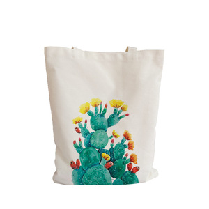 กระเป๋าผ้าแคนวาส<span class=keywords><strong>กระบองเพชร</strong></span>สีเขียวกระเป๋าแคนวาส<span class=keywords><strong>ทะเลทราย</strong></span>, กระเป๋าช้อปปิ้งกระบองเพชรบทคัดย่อ - Product Image 4