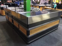 Comptoir de caisse au détail au Design moderne, comptoir de caisse d'épicerie pour supermarché