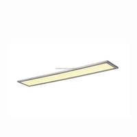 120x30cm pendentif émettant vers le bas Led couleur changeante panneau de plafond lumière rectangulaire en aluminium 3000-6000K Dimmable Led lampes suspendues