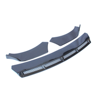 Protection universelle de pare-chocs avant en maille pour voiture, avec lèvre avant et protection anti-choc en quatre sections, pour la décoration du pare-chocs avant