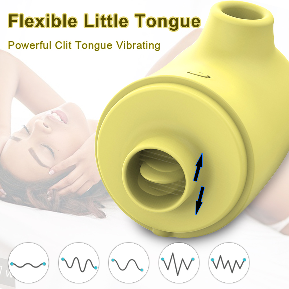 Free Custom Box - Pussy Licking Toy Clitoris Sucker 2 in 1