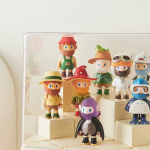 Boîte de présentation en plastique faite à la main présentoir étanche à la poussière pour poupées <span class=keywords><strong>Lego</strong></span> bacs de <span class=keywords><strong>rangement</strong></span> en plastique transparent - Product Image 6