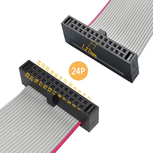 Tùy chỉnh grey Pitch <span class=keywords><strong>ffc</strong></span> 1.2mm 1.27mm 2.54mm 6 8 10 12 14 16 18 19 20 22 24 26 28 30 34 P Pin IDC mở rộng cáp ruy băng phẳng - Product Image 5