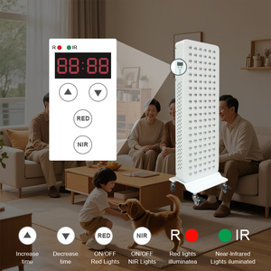 KingBrite RLP120 5 Longitud de onda LED Terapia de luz infrarroja Panel de terapia de luz roja Cuerpo completo para uso doméstico