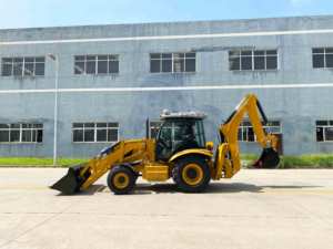 Tobeter CE-gecertificeerde compacte graafmachine met dubbele aandrijving 4x4 4WD mijnbouw graafmachine wiel lader 2-in-1 graafmachine & wiel lader - Product Image 2