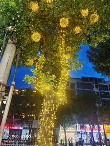 Guirlande lumineuse LED connectable pour extérieur, Noël, 10m, IP67, étanche, guirlande lumineuse LED suspendue avec décorations - Product Image 6