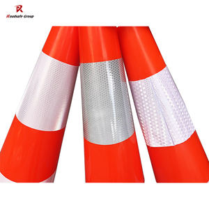 Cono DE TRÁFICO DE PVC reflectante de 70cm ROADSAFE 1.8kgs Conos de seguridad vial 28 pulgadas 1.7kgs Cono de tráfico de plástico Fabricantes - Product Image 4
