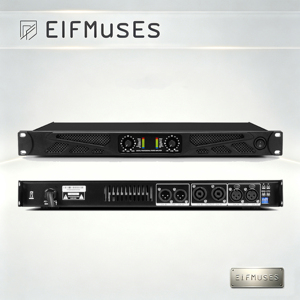 เพาเวอร์แอมป์ 1U 1200W Class D ระดับมืออาชีพ 2CH 4CH สเตอริโอ สำหรับอุปกรณ์เสียง KTV เวที คลับ 56 BG แบบกำหนดเองได้ - Product Image 5