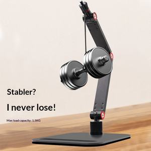 Support <span class=keywords><strong>de</strong></span> caméra PTZ transfrontalier le plus vendu, support <span class=keywords><strong>de</strong></span> bureau métallique, support <span class=keywords><strong>de</strong></span> téléphone <span class=keywords><strong>pour</strong></span> projecteur, support <span class=keywords><strong>de</strong></span> table pliable rotatif à 360° <span class=keywords><strong>pour</strong></span> bureau réglable en hauteur - Product Image 2