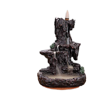 Support d'encens à refoulement en résine, brûleur cascade, décoration d'intérieur, pour encens de santal et aromatiques chinois, cadeaux, directement de l'usine