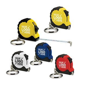 Ranguo Mini mètre ruban porte-clés 1M/39 pouces avec logo personnalisé, 4 couleurs, double échelle, en acier inoxydable, portable, sérigraphié, promotionnel - Product Image 3