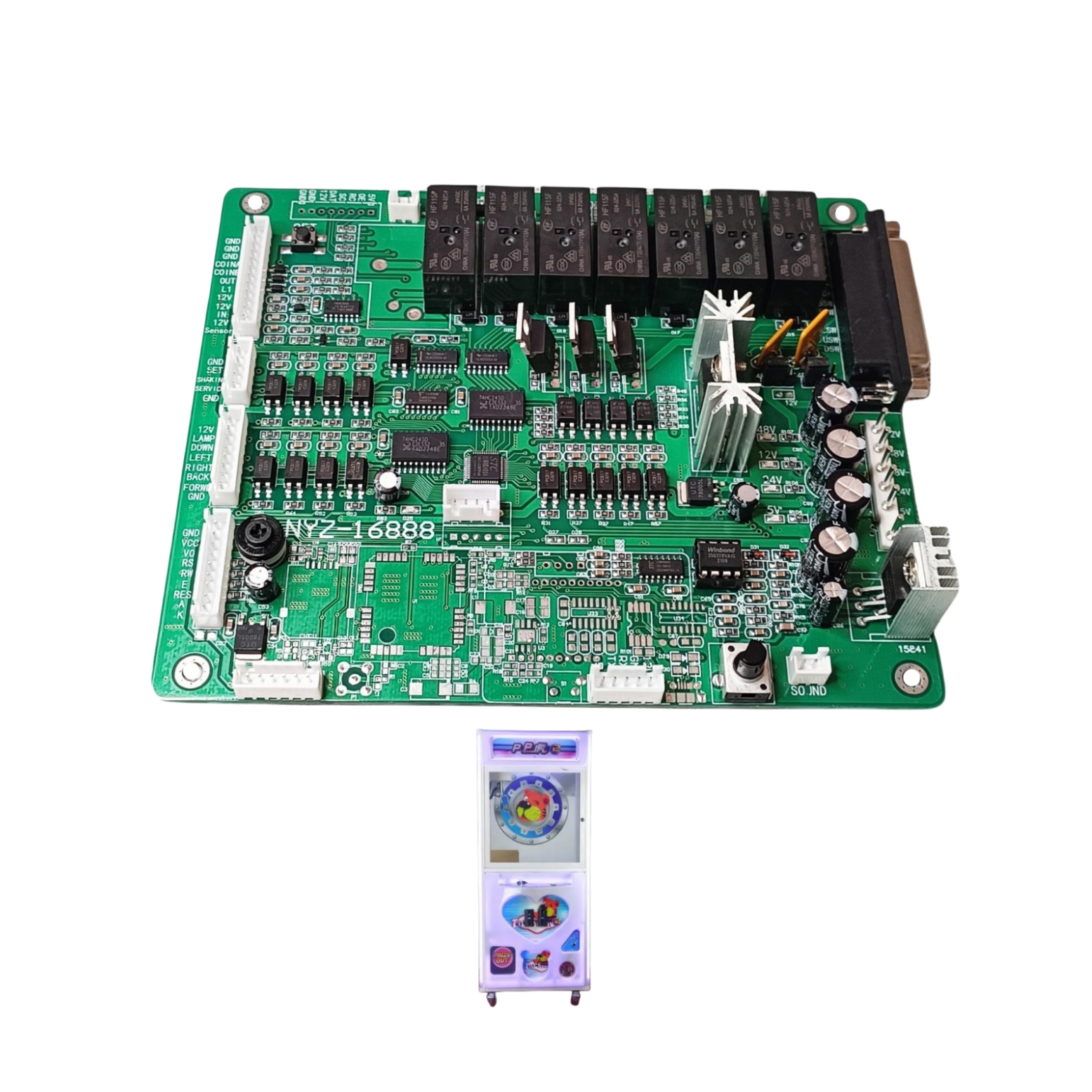 Claw Machine Io/mother Board NYZ-16888 for Arcade Games