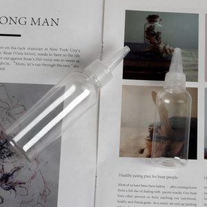 Botella de Plástico Transparente PET de 200ml con Tapa de Concha de Plástico al por Mayor para Loción, Champú y Acondicionador - Product Image 5