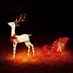 Fábrica al aire libre LED 3D escultura <span class=keywords><strong>Navidad</strong></span> alambre decorativo LED <span class=keywords><strong>ciervo</strong></span> <span class=keywords><strong>Navidad</strong></span> <span class=keywords><strong>exterior</strong></span> motivo luces tema luces exteriores - Product Image 3