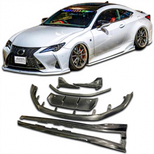 Kit carrosserie Artisan pour Lexus <span class=keywords><strong>RC</strong></span> 18-20, spoiler avant et arrière en fibre de carbone, diffuseur de pare-chocs pour Lexus RC300 Rc350 - Product Image 1