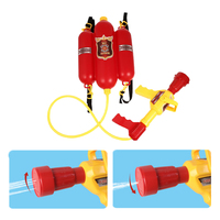 QS nouveau Design nouveauté enfants plage eau gicleur tireur feu pompier sac à dos pression pistolet à eau jouet pour enfant été piscine