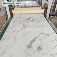 Panneaux muraux en PVC effet marbre, plaque en PVC SPC UV effet marbre
