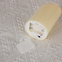 Ensembles de bougies électriques à flamme simulée scintillante en plastique LED avec minuterie Fournisseur en gros