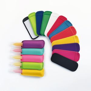24 Pack Multicolor Portable Insulated Ice Cooler Bag Neoprene Freezer Pop Sleeves Ice Pop Sleeves Keep Cold - Product Image 3