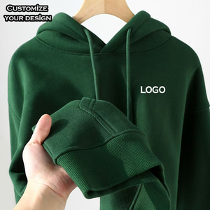 Felpe con cappuccio oversize di alta qualità in cotone 500G di cotone francese pesante Unisex personalizzato <span class=keywords><strong>Logo</strong></span> <span class=keywords><strong>Anime</strong></span> taglie forti uomo felpa con cappuccio da uomo - Product Image 2