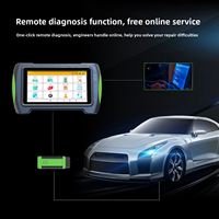 Lecteur de code de diagnostic complet OBD2 pour véhicules électriques M7 VE, alimenté par batterie, 7 pouces, outil d'analyse des pannes automobiles