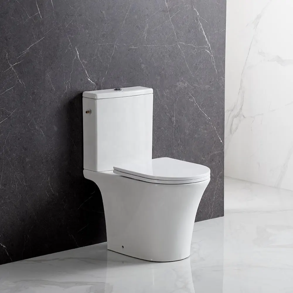 Anbi China Fabricage Luxe P-Trap Keramische Wc Prijs Tweedelige Keramische Wc Waterloze Kast Paar Toilet