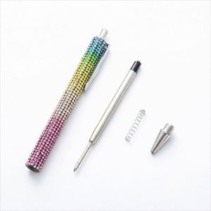 High End Elegant Glitter Ballpoint <b>Pen</b> <b>Colorful</b> Metal Retractable <b>Pen</b> with Custom Logo Promotional Stylish Gift and Medium Point - Product Image 6