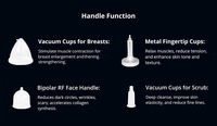 3-in-1 Heißer Brustsauger und Massagegerät für Brust- und Gesäßvergrößerung, Brustmassagegerät, Brustwarzenvergrößerungspumpe