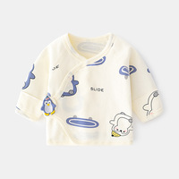 Lente baby meisjesmode katoen jacquard jongens print kleding pasgeboren baby eenvoudige kleding