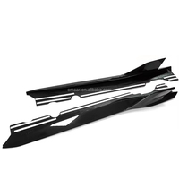 Pour Chevrolet Corvette C8 Stingray Cabriolet Coupé Jupes latérales en fibre de carbone sèche Kit de carrosserie pour Corvette C8 Pièces automobiles