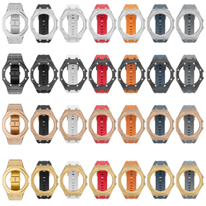 Dropshipping d'usine Bracelet de montre de remplacement Cadre Bracelets de montre-bracelet avec étui de protection pour <span class=keywords><strong>Huawei</strong></span> <span class=keywords><strong>Watch</strong></span> <span class=keywords><strong>GT</strong></span> <span class=keywords><strong>Cyber</strong></span> - Product Image 6