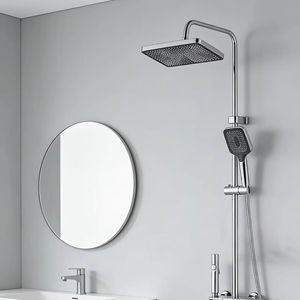 <span class=keywords><strong>Mitigeur</strong></span> de douche thermostatique multifonction de luxe en laiton pour baignoire apparente avec fonction pluie - Product Image 1