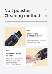 Molinillo de uñas <span class=keywords><strong>para</strong></span> mascotas con luz LED recargable por USB <span class=keywords><strong>para</strong></span> <span class=keywords><strong>perros</strong></span> y gatos, molinillo de uñas de acero inoxidable de 2 velocidades de bajo ruido, funcionamiento en inglés - Product Image 5