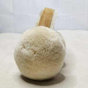 Shearling-orejeras de piel auténtica para mujer, orejeras de felpa, calentador de orejas, para invierno - Product Image 3