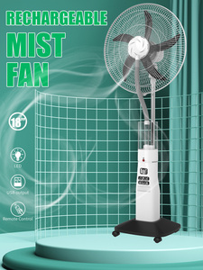 18 inch có thể sạc lại làm mát đứng Mist fan với điều khiển từ xa 7000mAh pin lớn có thể sạc lại Mist fan với bể nước - Product Image 4