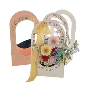 Caja de Papel Plegable para Flores, Cesta de Flores Rectangular para el Día de la Madre, Caja de Regalo para Floristería, Caja para Ramos de Flores - Product Image 5