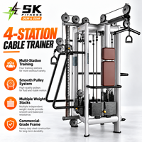 Machine de musculation multifonctionnelle SK-T36 pour entraînement fonctionnel par câbles, équipement de gym commercial pour salles de sport et clubs