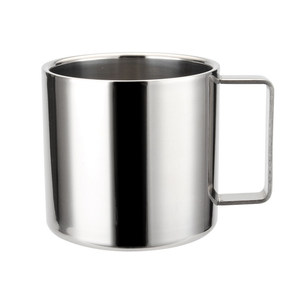 Stainless Steel Coffee <b>Mug</b> 304 <b>Double</b> <b>Wall</b> Insulated With Handle For Children Home Use - Product Image 4