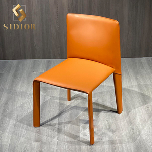 <span class=keywords><strong>Sedie</strong></span> da pranzo moderne in acciaio inox pelle gialla <span class=keywords><strong>sedie</strong></span> da pranzo Sillones sedia <span class=keywords><strong>per</strong></span> sala da pranzo - Product Image 6