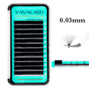 <span class=keywords><strong>VAVALASH</strong></span> – cils à fleurs en Fiber synthétique PBT, Extension de cils facile à éventer, meilleurs cils coréens faits à la main - Product Image 2
