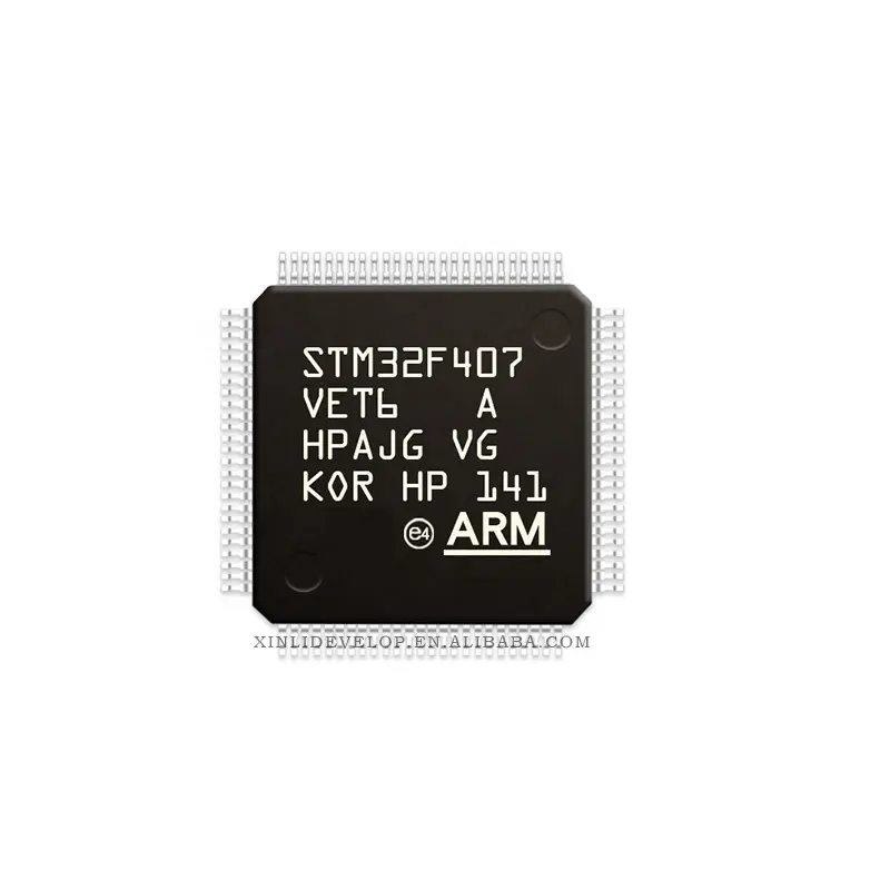 Nuevo original STM32F407VET6 32F407VET6 lqfp100 407VET6 microcontrolador chip STM32F407VET6